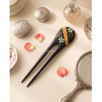 Painted Wooden Hair Stick